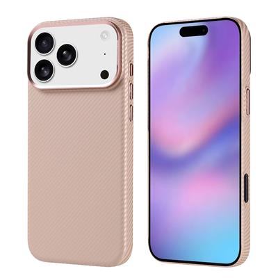 Apple iPhone 17 Pro Max Kılıf M-safe Şarj Özellikli Karbon Fiber Görünümlü Zore Nekst Kapak