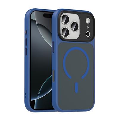 Apple iPhone 17 Pro Max Uyumlu Kılıf Mat Arka Yüzey Wireless Şarj Özellikli