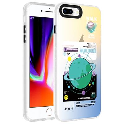 Apple iPhone 7 Plus Uyumlu Kılıf Desenli Zore Dragon Sert Kapak