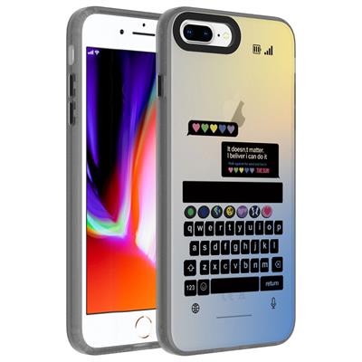 Apple iPhone 7 Plus Uyumlu Kılıf Desenli Zore Dragon Sert Kapak