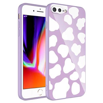 Apple iPhone 7 Plus Uyumlu Kılıf Kamera Korumalı Desenli Sert Silikon Zore Epoksi Kapak