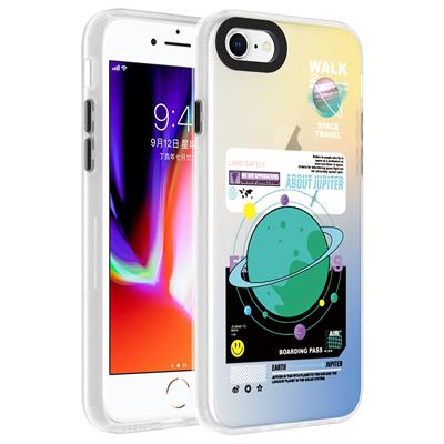 Apple iPhone 7 Uyumlu Kılıf Desenli Zore Dragon Sert Kapak