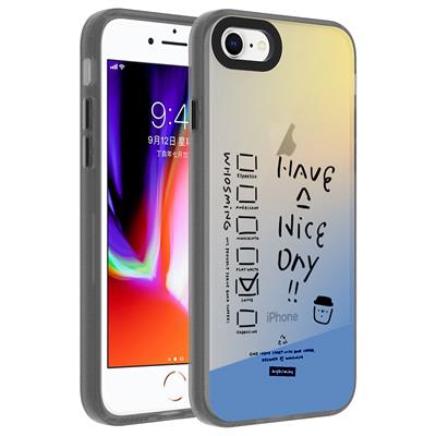 Apple iPhone 7 Uyumlu Kılıf Desenli Zore Dragon Sert Kapak