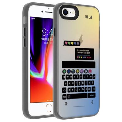 Apple iPhone 7 Uyumlu Kılıf Desenli Zore Dragon Sert Kapak