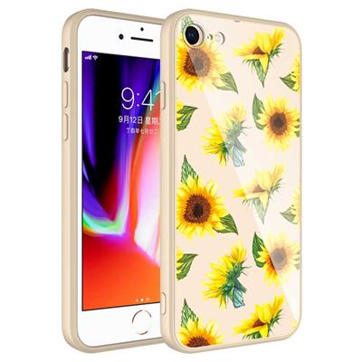 Apple iPhone 7 Uyumlu Kılıf Kamera Korumalı Desenli Sert Silikon Zore Epoksi Kapak