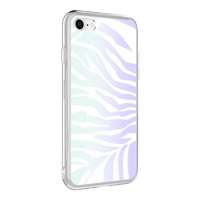 Apple iPhone 7 Uyumlu Kılıf Zore M-Blue Desenli Kapak