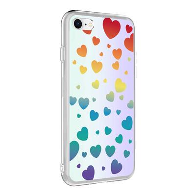 Apple iPhone 7 Uyumlu Kılıf Zore M-Blue Desenli Kapak