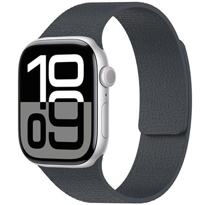 Apple Watch 44mm Zore KRD-136 Kabartma Desenli Silikon Kordon