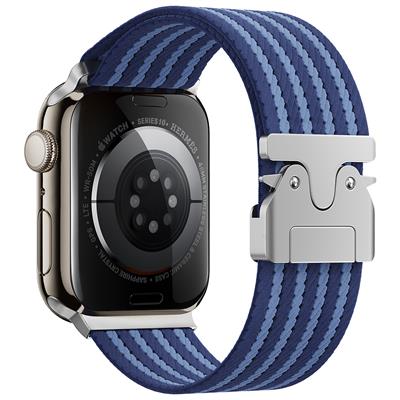 Apple Watch 45mm Zore KRD-133 Naylon Kumaş Hasır Örgülü Kordon