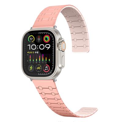 Apple Watch 7 41mm Zore KRD-111 Çizgili Desenli Silikon Kordon