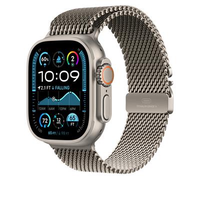 Apple Watch Ultra 49mm Zore KRD-100 Titanyum Hasır Kordon