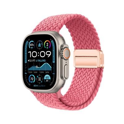 Apple Watch Ultra 49mm Zore KRD-134 Örgü Tasarımlı Hasır Kordon Strap Kayış