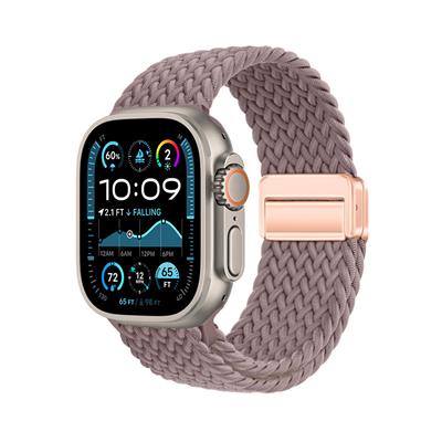 Apple Watch Ultra 49mm Zore KRD-134 Örgü Tasarımlı Hasır Kordon Strap Kayış