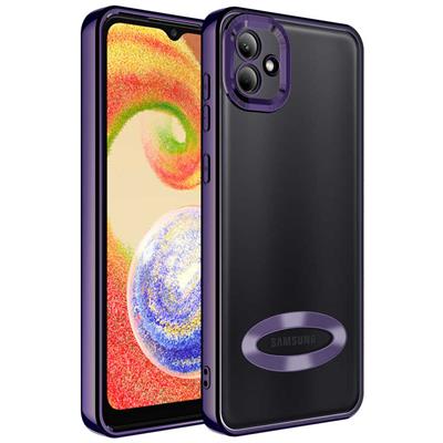 Galaxy A03 Uyumlu Kılıf Kamera Korumalı Logo Gösteren Zore Omega Kapak