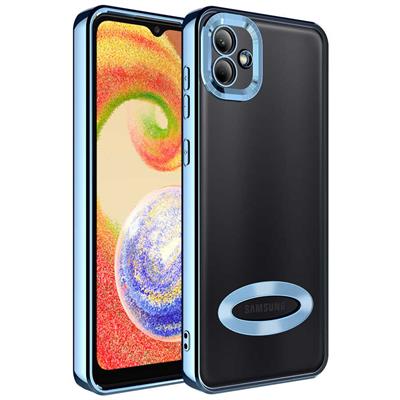 Galaxy A03 Uyumlu Kılıf Kamera Korumalı Logo Gösteren Zore Omega Kapak