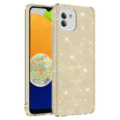 Galaxy A03 Uyumlu Kılıf Zore Shining Silikon