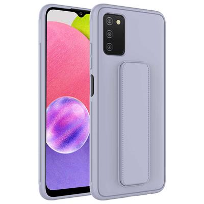 Galaxy A03S Uyumlu Kılıf Zore Qstand Kapak