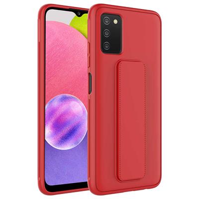 Galaxy A03S Uyumlu Kılıf Zore Qstand Kapak