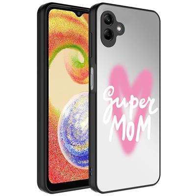 Galaxy A04 Uyumlu Kılıf Aynalı Desenli Kamera Korumalı Parlak Zore Mirror Kapak