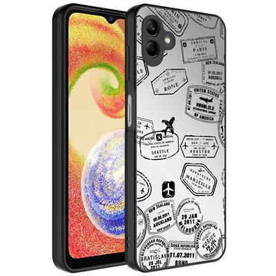 Galaxy A04 Uyumlu Kılıf Aynalı Desenli Kamera Korumalı Parlak Zore Mirror Kapak