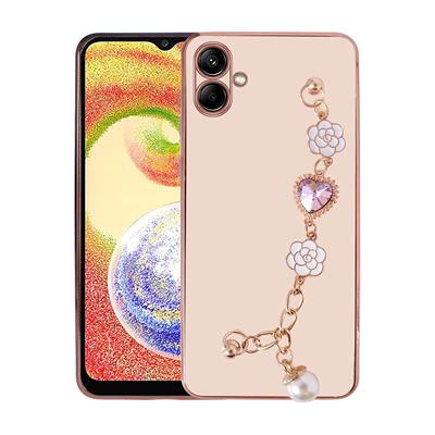 Galaxy A04 Uyumlu Kılıf El Tutamaçlı Kamera Korumalı Zore Taka Silikon Kapak