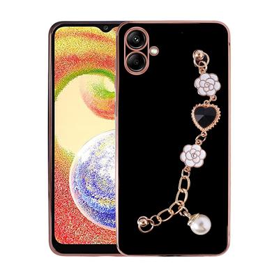 Galaxy A04 Uyumlu Kılıf El Tutamaçlı Kamera Korumalı Zore Taka Silikon Kapak