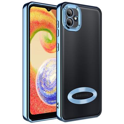Galaxy A04 Uyumlu Kılıf Kamera Korumalı Logo Gösteren Zore Omega Kapak