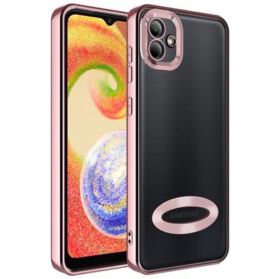 Galaxy A04 Uyumlu Kılıf Kamera Korumalı Logo Gösteren Zore Omega Kapak