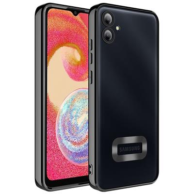 Galaxy A04E Uyumlu Kılıf Kamera Korumalı Logo Gösteren Zore Omega Kapak
