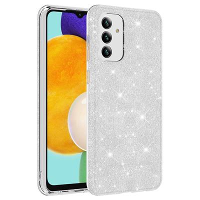 Galaxy A04S Uyumlu Kılıf Zore Shining Silikon