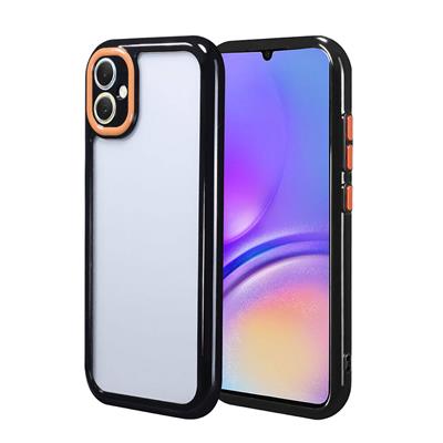 Galaxy A05 Uyumlu Kılıf Kamera Korumalı Renkli Kenar ve Çerçeve Tasarımlı Zore Vitamin Kapak