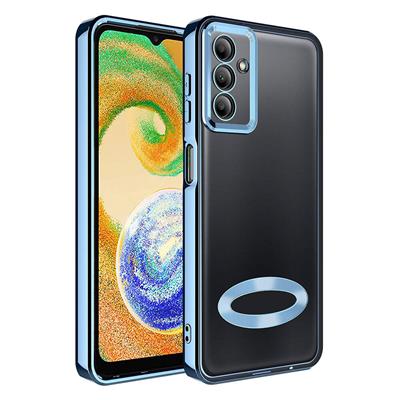 Galaxy A05S Uyumlu Kılıf Kamera Korumalı Logo Gösteren Zore Omega Kapak