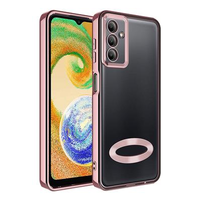 Galaxy A05S Uyumlu Kılıf Kamera Korumalı Logo Gösteren Zore Omega Kapak