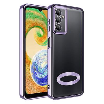 Galaxy A05S Uyumlu Kılıf Kamera Korumalı Logo Gösteren Zore Omega Kapak