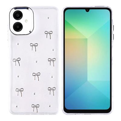 Galaxy A06 Uyumlu Kılıf Airbag Tasarımlı Simli Şeffaf Zore Kutup Kapak