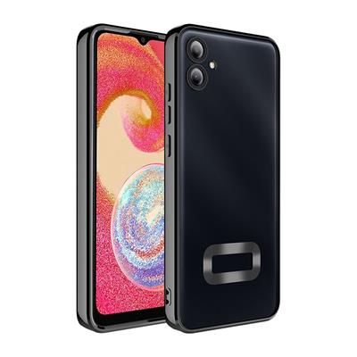 Galaxy A06 Uyumlu Kılıf Kamera Korumalı Logo Gösteren Zore Omega Kapak