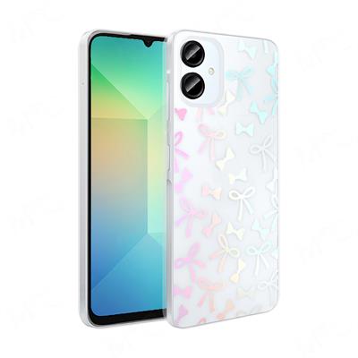 Galaxy A06 Uyumlu Kılıf Şeffaf Figürlü Zore Folk Sert Kapak