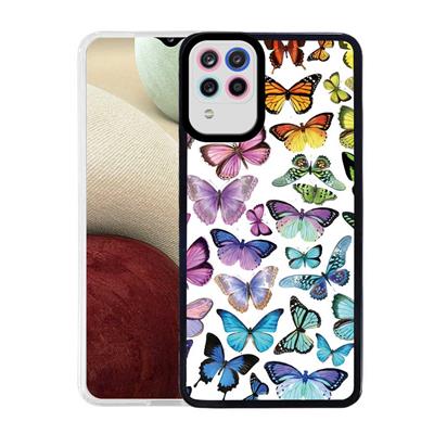 Galaxy A12 Uyumlu Kılıf Zore M-Fit Desenli Kapak