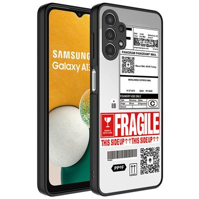 Galaxy A13 4G Uyumlu Kılıf Aynalı Desenli Kamera Korumalı Parlak Zore Mirror Kapak