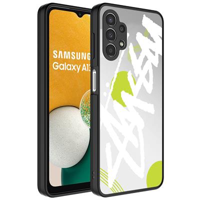 Galaxy A13 4G Uyumlu Kılıf Aynalı Desenli Kamera Korumalı Parlak Zore Mirror Kapak