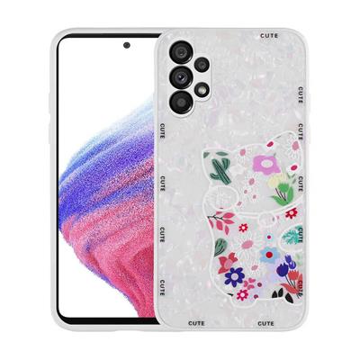 Galaxy A13 4G Uyumlu Kılıf Desenli Sert Silikon Zore Mumila Kapak