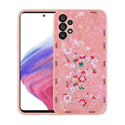 Galaxy A13 4G Uyumlu Kılıf Desenli Sert Silikon Zore Mumila Kapak