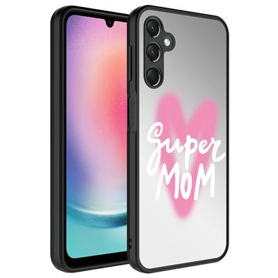 Galaxy A14 Uyumlu Kılıf Aynalı Desenli Kamera Korumalı Parlak Zore Mirror Kapak
