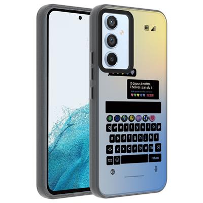 Galaxy A14 Uyumlu Kılıf Desenli Zore Dragon Sert Kapak