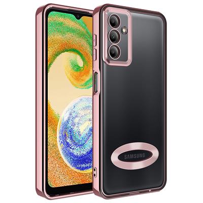 Galaxy A14 Uyumlu Kılıf Kamera Korumalı Logo Gösteren Zore Omega Kapak