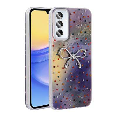 Galaxy A15 Uyumlu Kılıf Kamera Korumalı Figürlü Zore Ponti Silikon Kapak