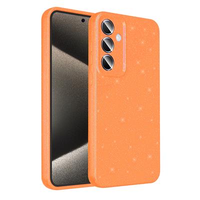 Galaxy A15 Uyumlu Kılıf Kamera Korumalı Simli Lüks Zore Koton Kapak