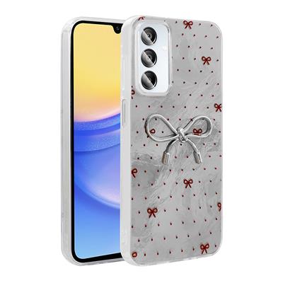 Galaxy A15 Uyumlu Kılıf Kamera Korumalı Figürlü Zore Ponti Silikon Kapak