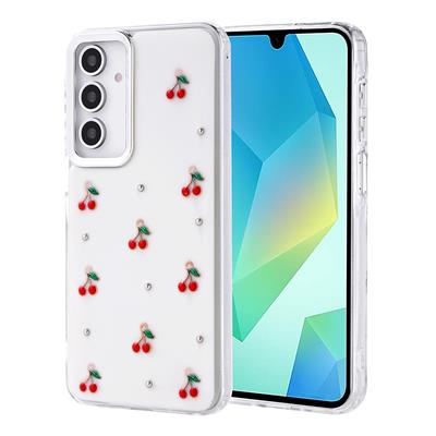 Galaxy A16 Uyumlu Kılıf Airbag Tasarımlı Simli Şeffaf Zore Kutup Kapak