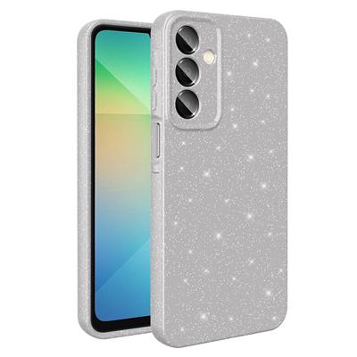 Galaxy A16 Uyumlu Kılıf Kamera Korumalı Simli Lüks Zore Koton Kapak
